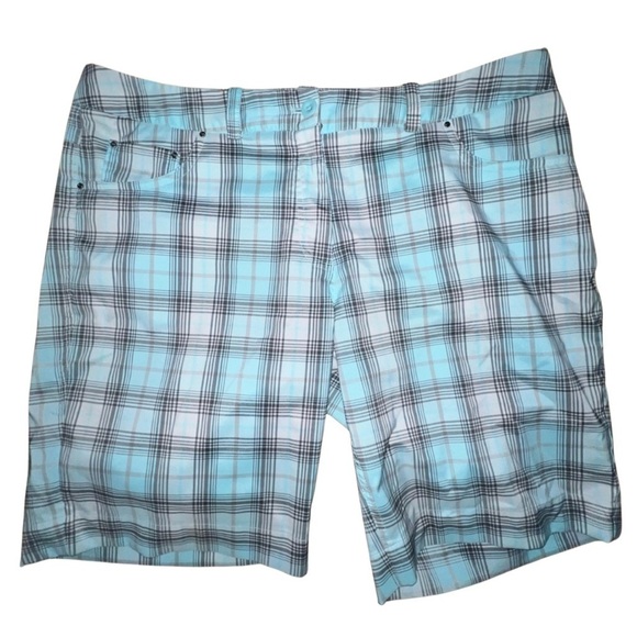 Nike Golf Women’s Plaid Dri-Fit Shorts - Size 14 - Picture 1 of 7